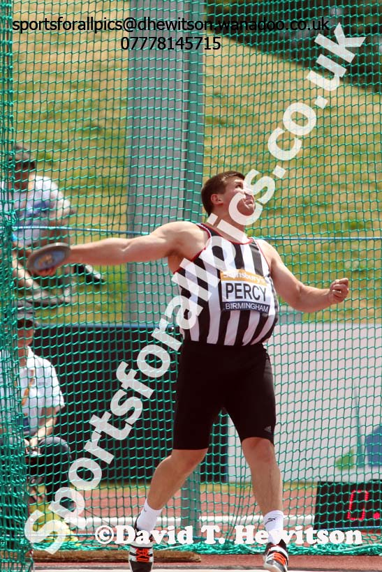 Mens discus, Sainsbury's British Champs, Alexander Stadium, Birmingham. Photo: David T. Hewitson/Sprts for All Pics